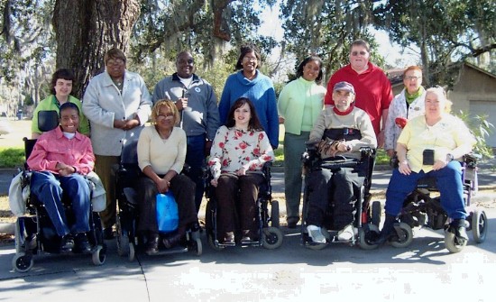 group photo from Savannah training session