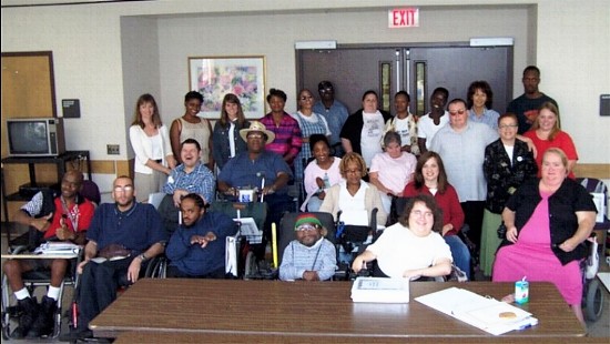 group photo from Atlanta training session